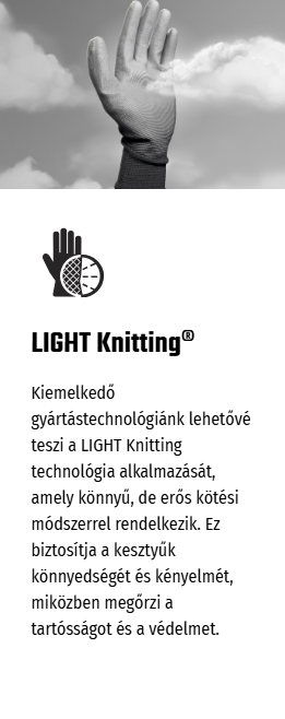 LIGHT Knitting technológia