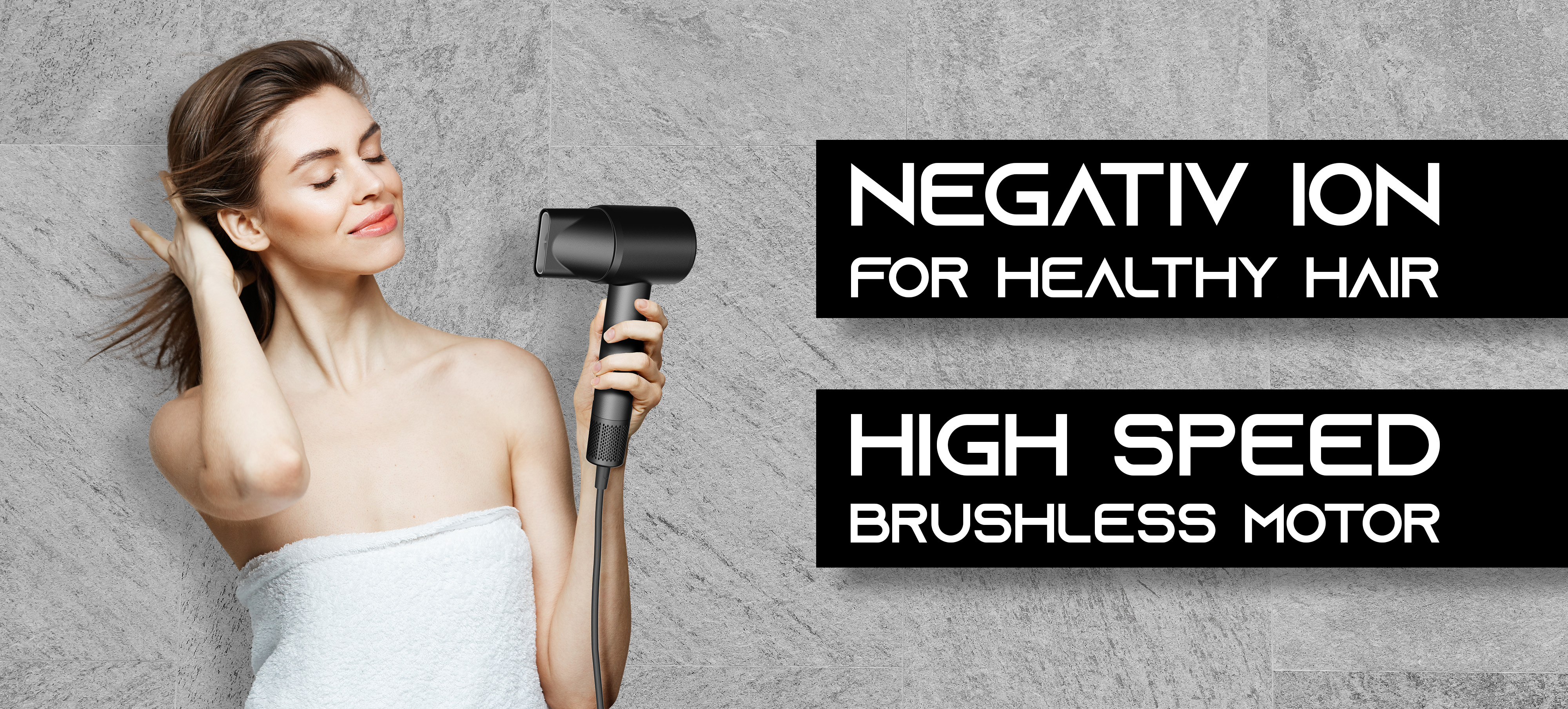 Alpha nagy sebességű negatív ionos hajszárító